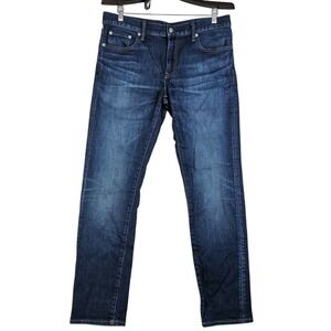 Uniqlo Kaihara Selvedge‎ SLIM FIT Straight LOW Stretch Jeans Mens 33x32